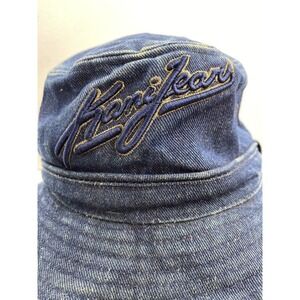 VTG Kani Jeans Denim Bucket Hat 7 1/4-7 3/8 Medium Fit Cap Trendy Versatile 90s